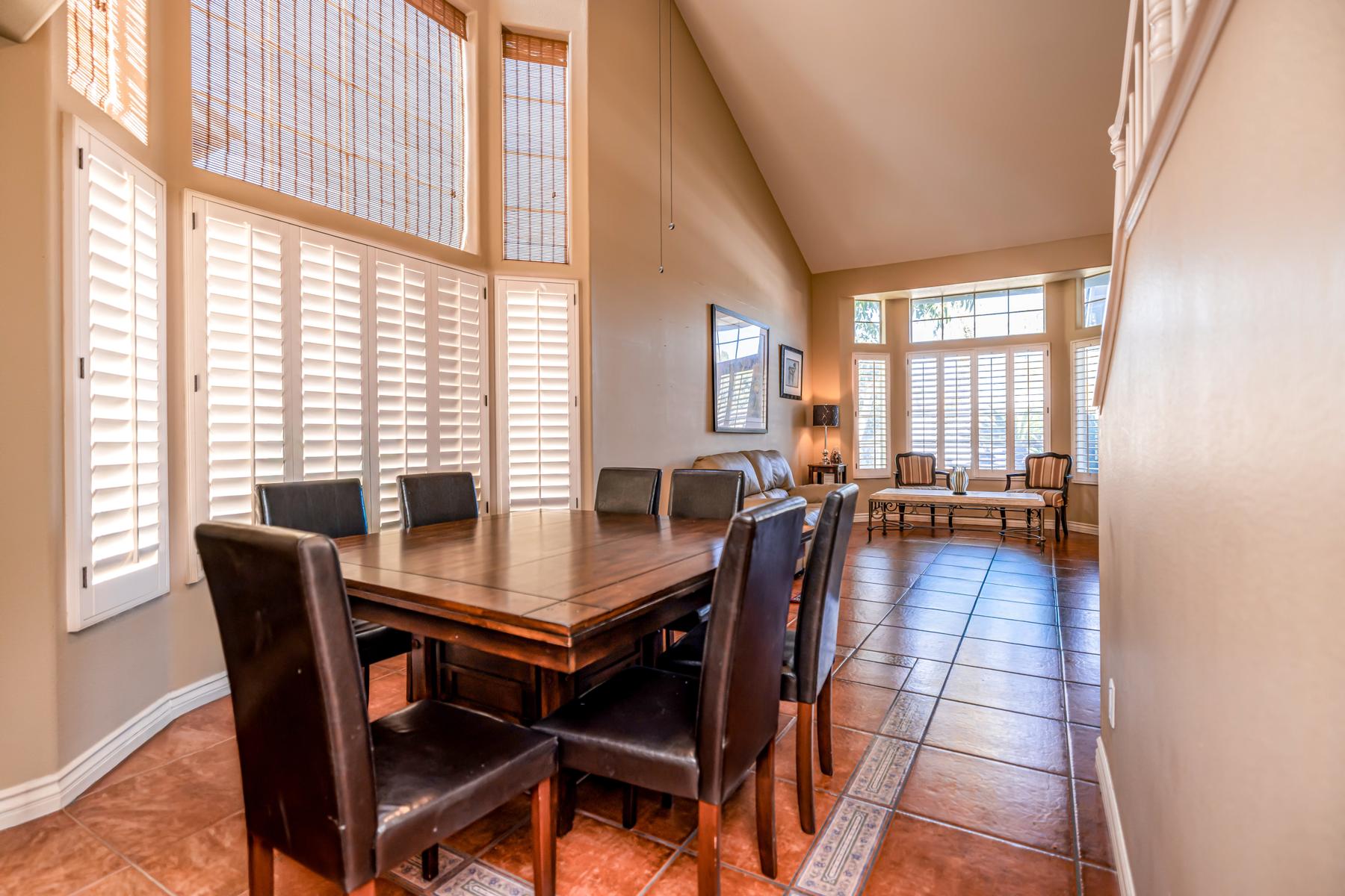 The dining room, where the house eats together