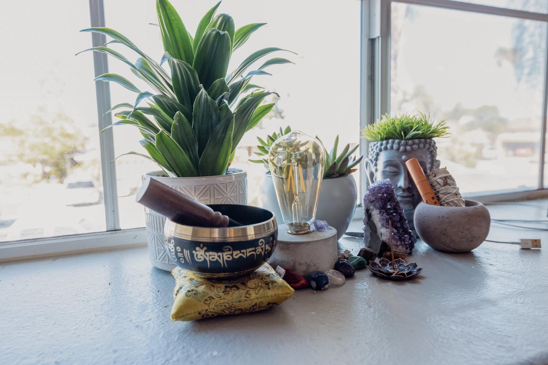 A quiet corner for meditation